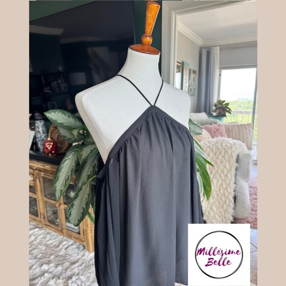 1.State Black Off The Shoulder Top - Picture 4 of 8